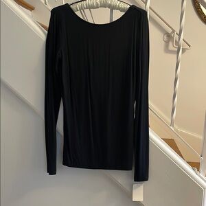 Elegant Black Long Sleeve Top